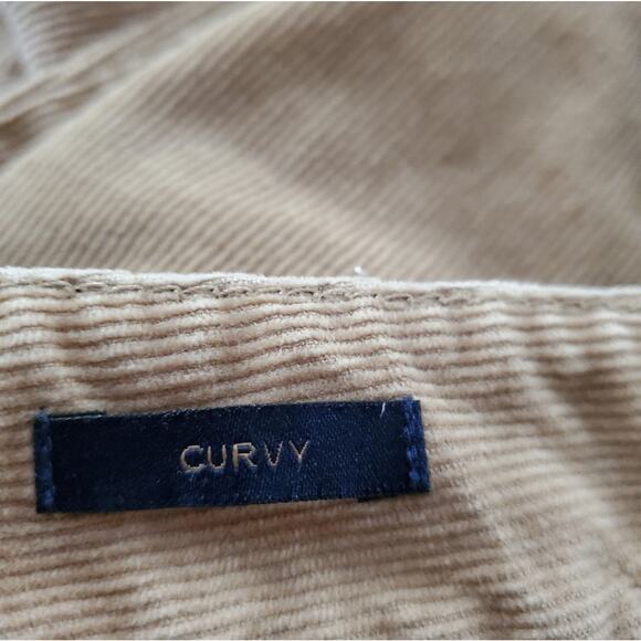 TALBOTS Woman's tan corduroy pants Curvy fit Petite size Inseam 27 sz. 10P - Picture 8 of 10